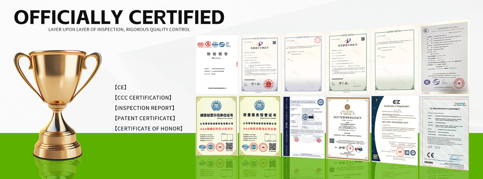 qualité Couverture extincteur usine