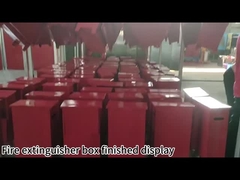 Affichage fini de la boîte d'extincteur