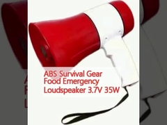ABS équipement de survie haut-parleur d'urgence alimentaire 3.7V 35W