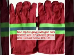 Gants anti-dérapant avec points de colle Gants adhésifs de taille uniforme 97 Forage, Forage d'incendie, Forage scolaire, etc.