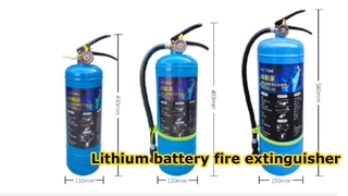 extincteur pour batterie au lithium
