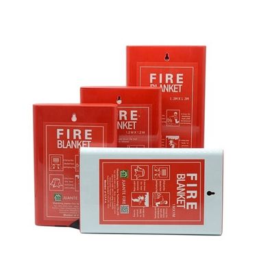 Couverture de feu en fibre de verre Blanche 1,2*1.2 Cuisine à domicile 430gm