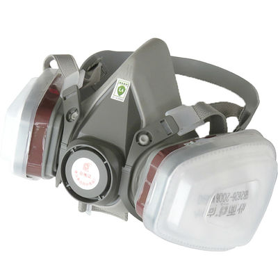 Réspirateur en silicone polyvalent KN95 gris pour la protection contre la poussière et le masque à gaz