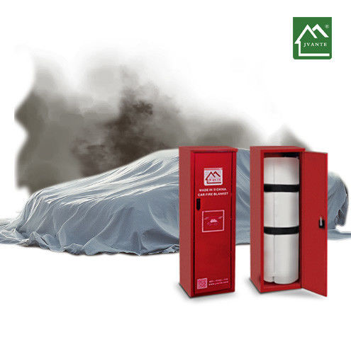 White Fire Extinguisher Blanket 550℃ Temperature Long Term Protection For Cars Safety