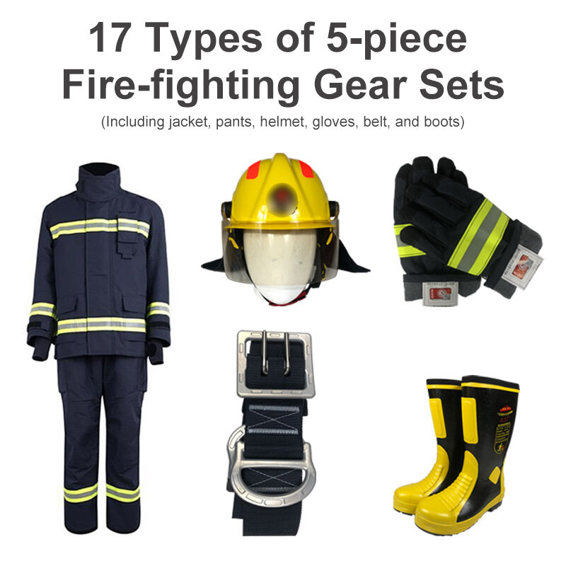 Model Emergency Rescue Fire Protection Suit EN469 Certified For Material Wildland Firefighting Category 4