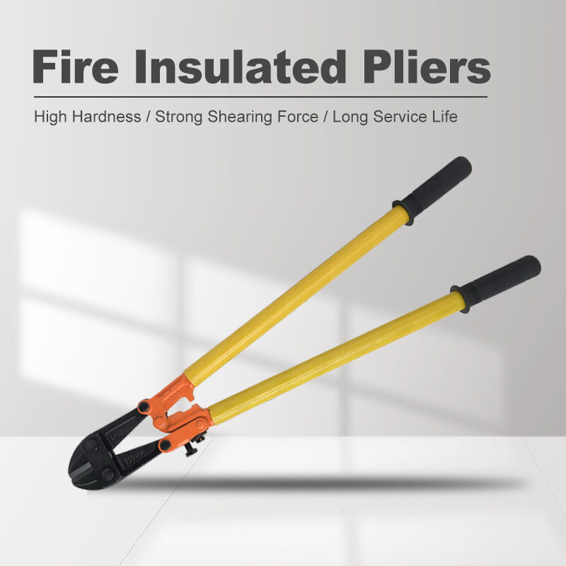 10KV Insulated Pliers CRV Steel Forged Cutting Tool For Wire Lock Heavy Duty 2.5kg Industrial