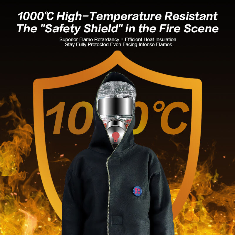 Flame Retardant Heat Insulation Safety Clothing Carbon Fiber Fireproof Fire Escape Clothing