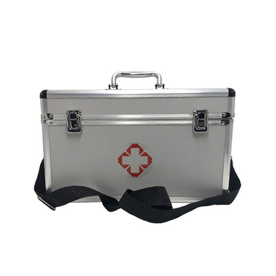 Boîte de premiers secours Boîte médicale en alliage d'aluminium vide, peut stocker des médicaments conventionnels pour les premiers secours