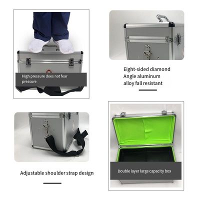 Boîte de premiers secours Boîte médicale en alliage d'aluminium vide, peut stocker des médicaments conventionnels pour les premiers secours