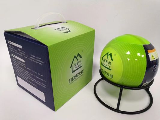 1.2 kg boule de feu、Bolle de feu de poudre sèche、Soutien de ceinture、vert.Éteindre un incendie\Incendie de classe de suppression d'incendie A/B/C/D/E/F