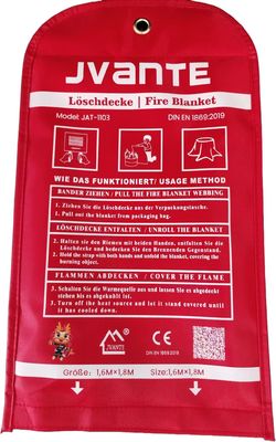 OEM ODM 1,8m*1,8m Couverture d'extincteur pour cuisine