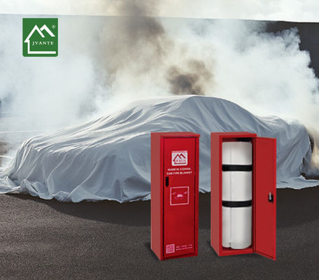 Couverture anti-incendie en fibre de verre pour voiture Blanche 4*6 6*8 6*9 10*12M Ou sur mesure