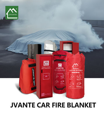 Couverture anti-incendie en fibre de verre pour voiture Blanche 4*6 6*8 6*9 10*12M Ou sur mesure