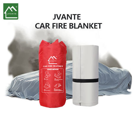 Couverture d'urgence pour les incendies de voiture en fibre de verre de haute silice
