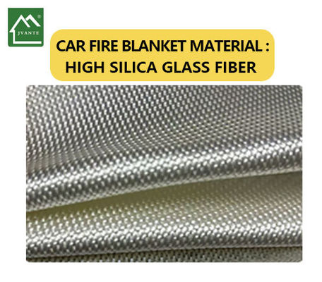 Véhicules Extincteur à haute teneur en fibres de verre de silice Couverture emballage personnalisable