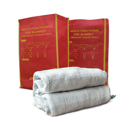 Couverture de feu en fibre de céramique blanche, solution parfaite pour les urgences dans les usines