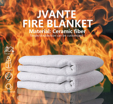 Couverture anti-incendie en fibre de céramique polyvalente pour la protection d'urgence des entreprises
