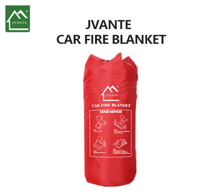 Couverture de lutte contre les incendies haute silice blanche JAT-303 0,6 épaisseur de fibre de verre couverture d'incendie de véhicule soudage protection de haute visibilité