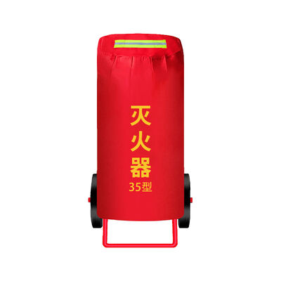 Couverture de extincteur à roues fluorescent ignifuge type 35 personnalisable