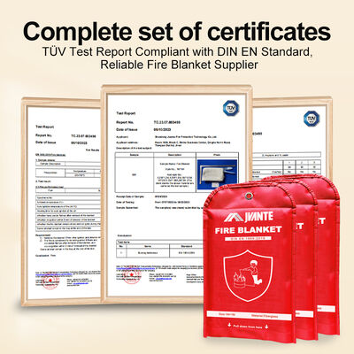 OEM Custom Fiberglass Fire Extinguisher Blanket EN 1869 Certified Wholesale Private Label for Global B2B Importers